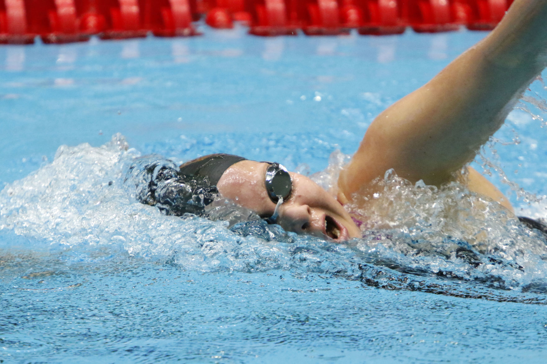 Girls state swimming finals in Indianapolis
